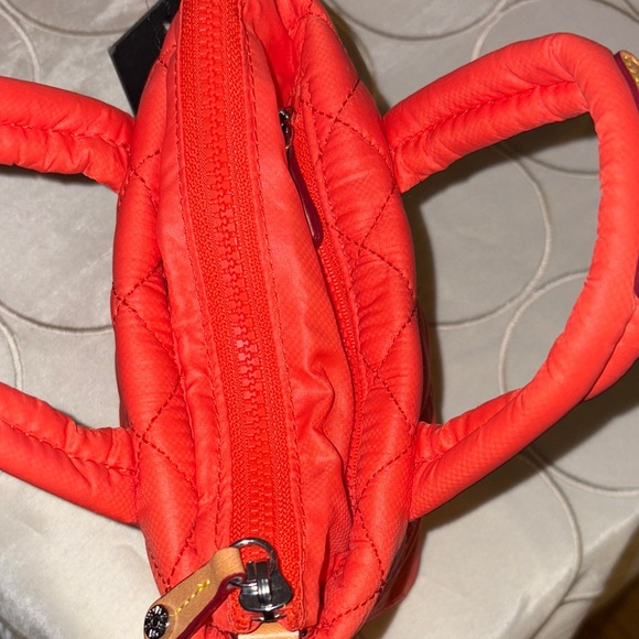 MZ Wallace Quilted Petite Metro Tote Bag in Poppy NWT - Picture 6 of 8